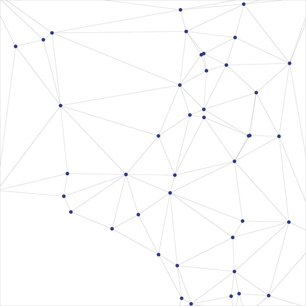 Global network connection background for banner design Abstract line background with connecting dots and lines Network Connecting dot polygon Social network communication Internet technology