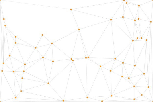 Global network connection background for banner design Abstract line background with connecting dots and lines Network Connecting dot polygon Social network communication Internet technology