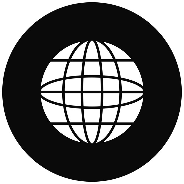 globe icon vector image can be used for news and media