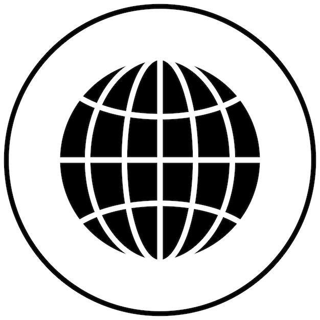 globe vector icon can be used for earth day iconset