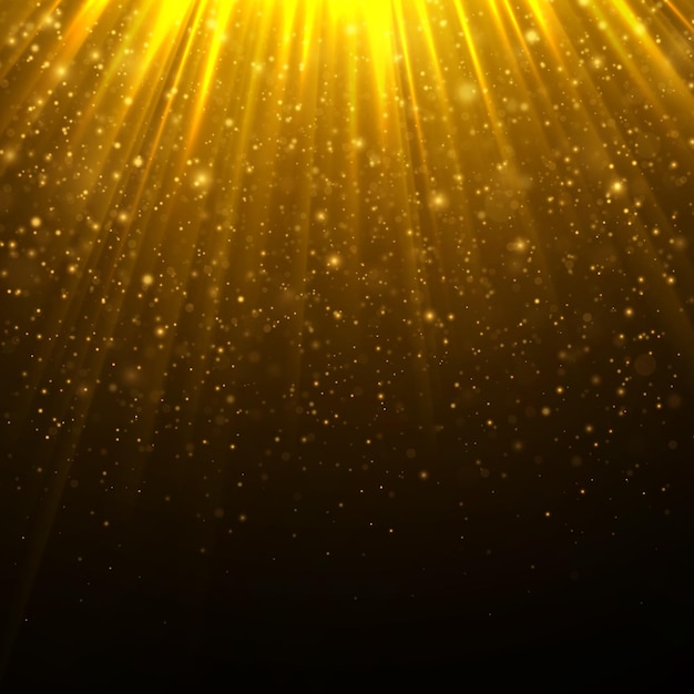 glowing background of sparkles particles.