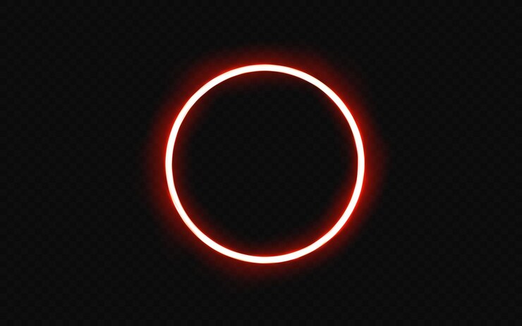 Glowing trail effect on transparent background.