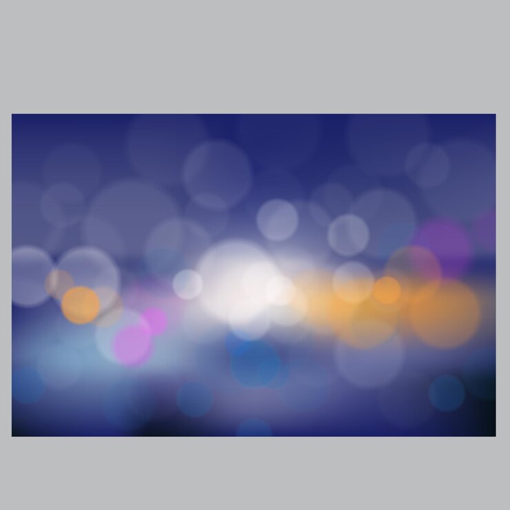 Vector glowing vector blurred background
