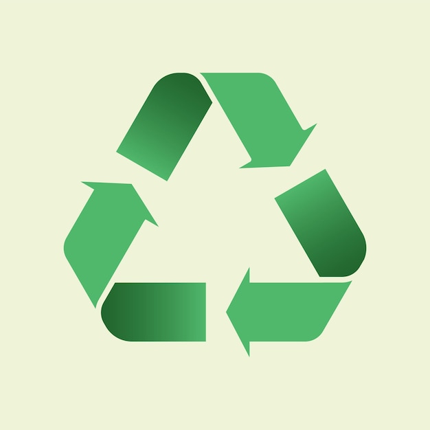 Glyph Recycle icon Mobius loop Recycling sign