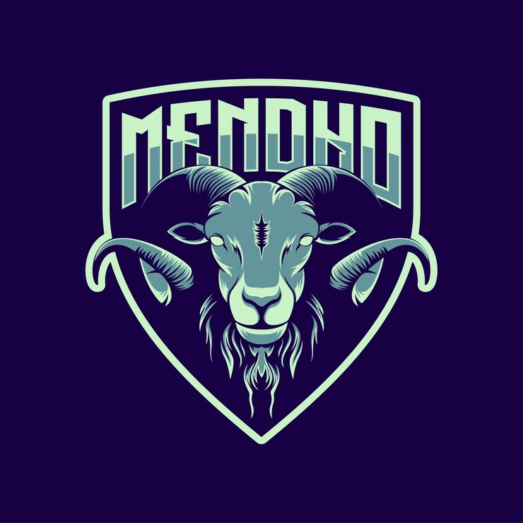 Goat head mascot esport logoGoat emblem goat logo vector