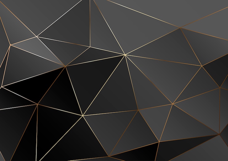 Vector gold polygonal texture
