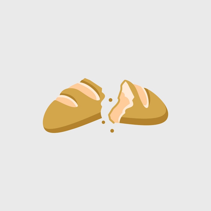 Vector golden brown bread crumbs food bakery