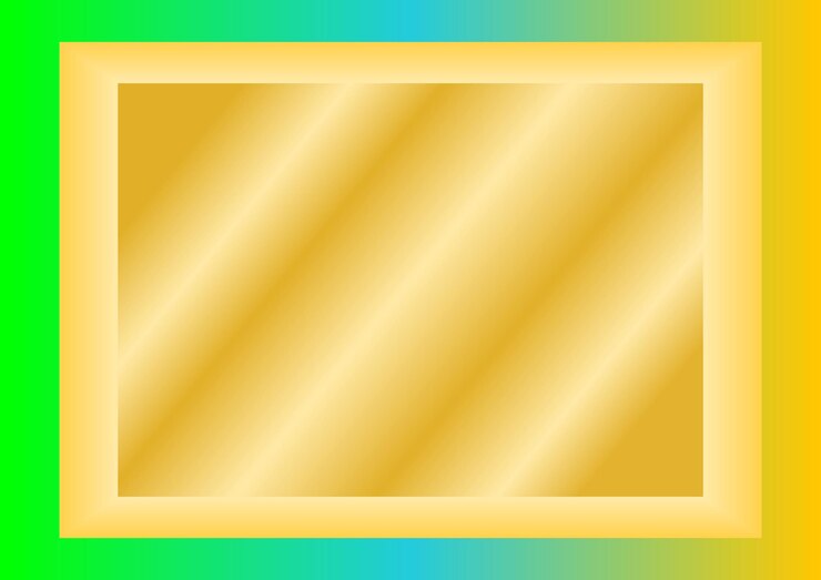 Golden Frame Background