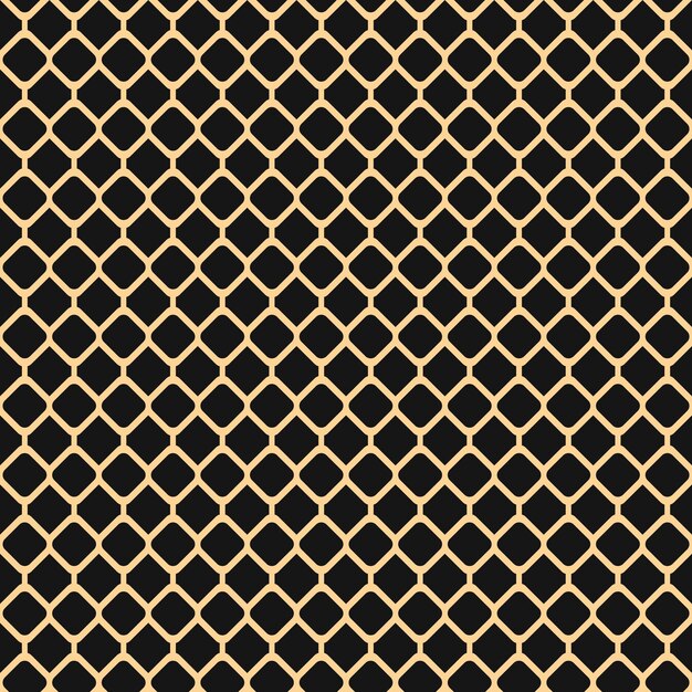 Golden Grid Texture on Black