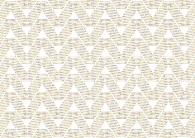 Golden linear abstract geometric pattern design