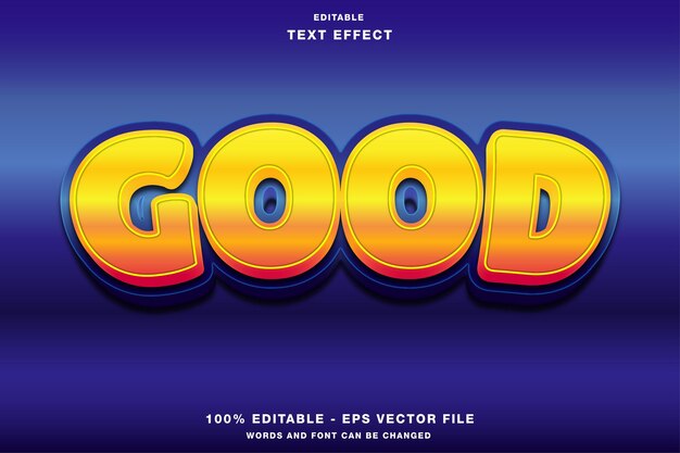 good 3d editable text effect