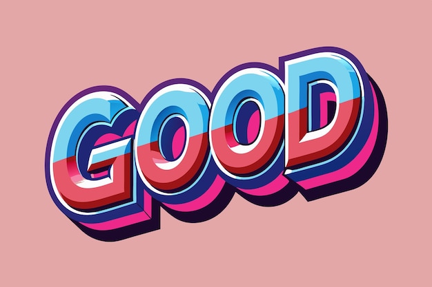 Good editable text effect