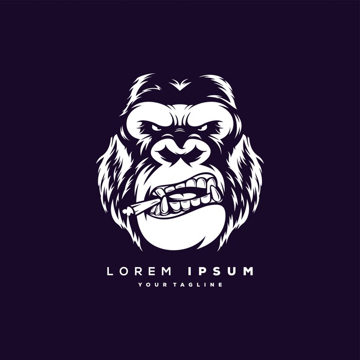Vector gorilla logo