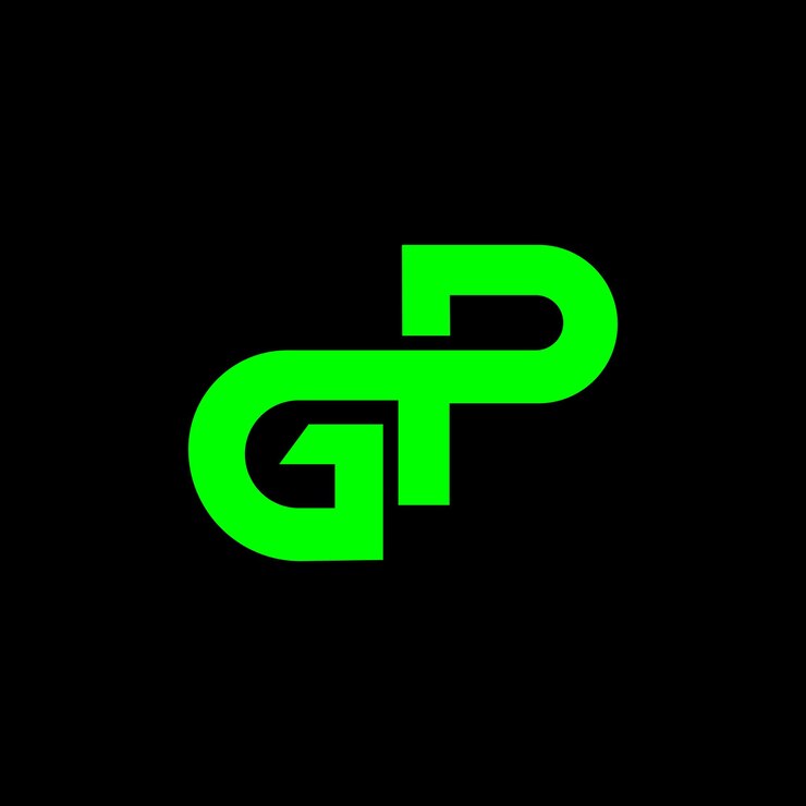Vector gp logo illustration design vector