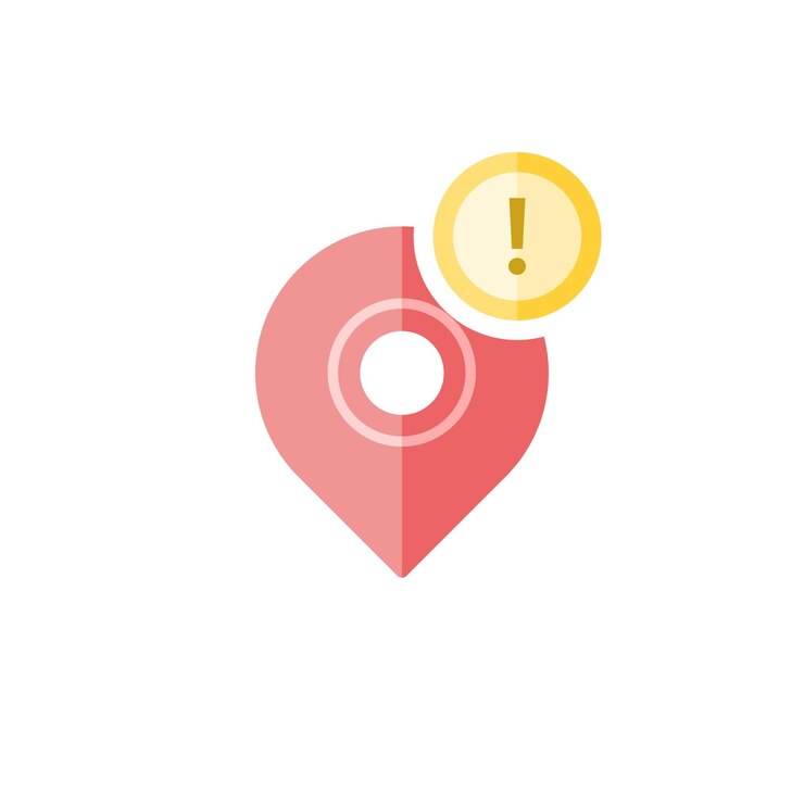 gps icon in flat design