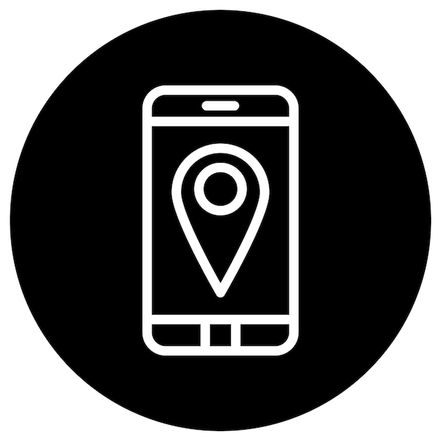 Gps mobile Vector Icon Design Illustration