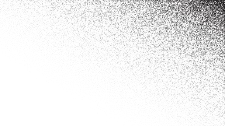 Vector gradien stippled bertekstur. tekstur titik stokastik pudar. latar belakang noise grunge acak titik-titik hitam
