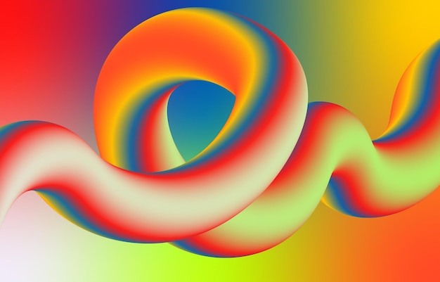 gradient abstract background fluid 3d shape design