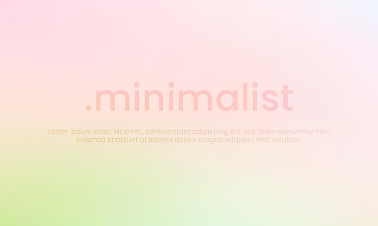 Vector gradient background vector in spring light pink and green