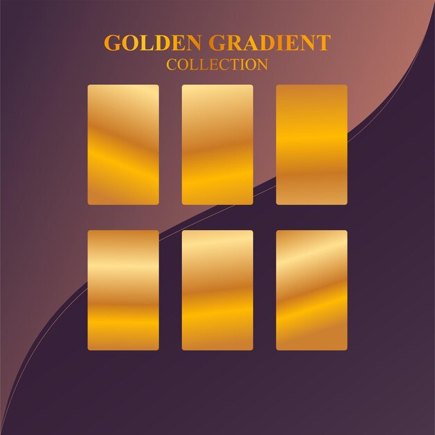 gradient color palette with vector elements