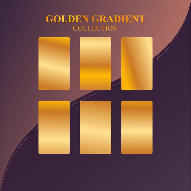 gradient color palette with vector elements