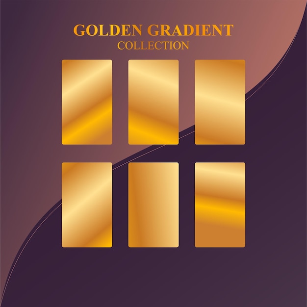 gradient color palette with vector elements