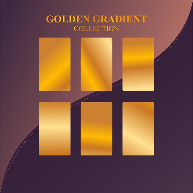 gradient color palette with vector elements