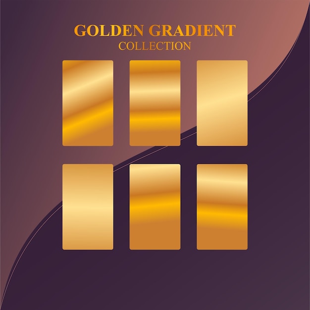 gradient color palette with vector elements