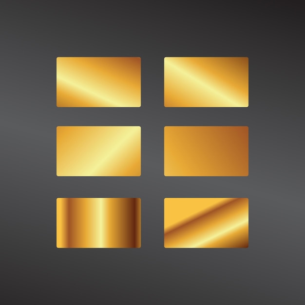 gradient color palette with vector elements