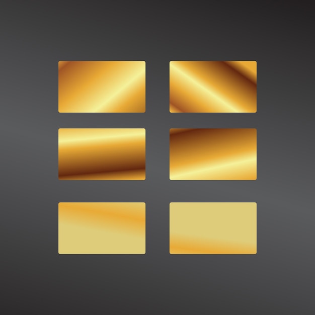 gradient color palette with vector elements