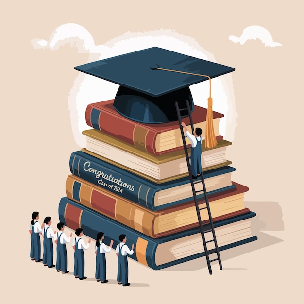 Graduation Day Reaching for Knowledge