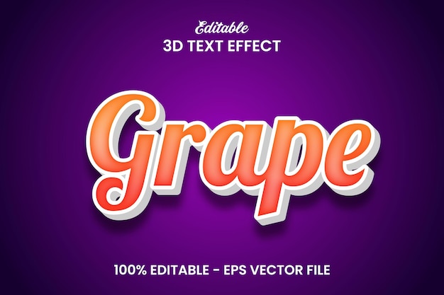 Grape effect is a great example of a graphic design.