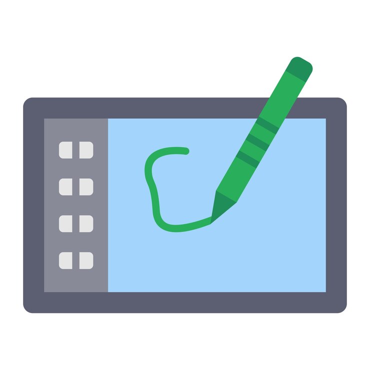 Vector graphic tablet icon