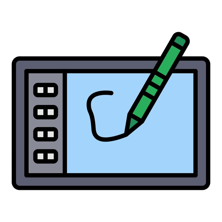 Vector graphic tablet icon