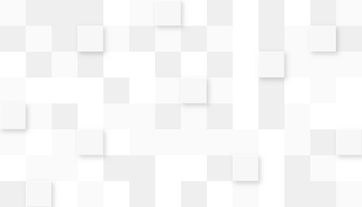 Gray white square geometric pattern background