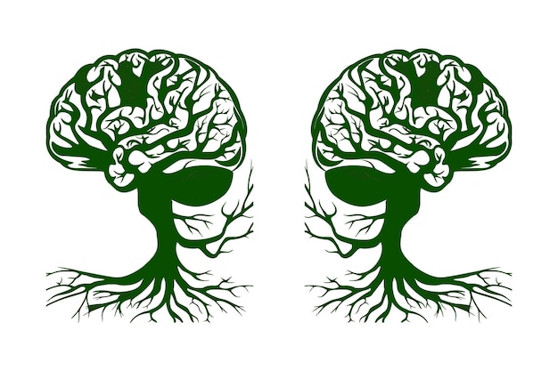 Green brain tree roots