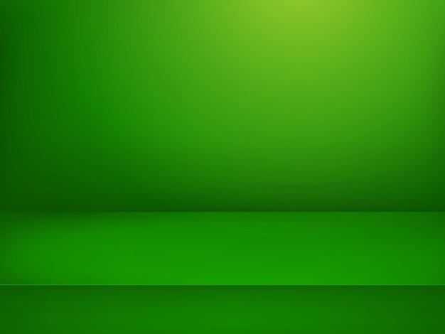 green illuminated stage. 