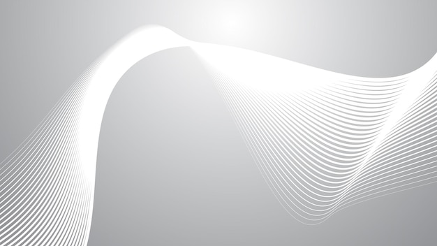 grey gradient with curve line abstract background vector image for backdrop or presentation