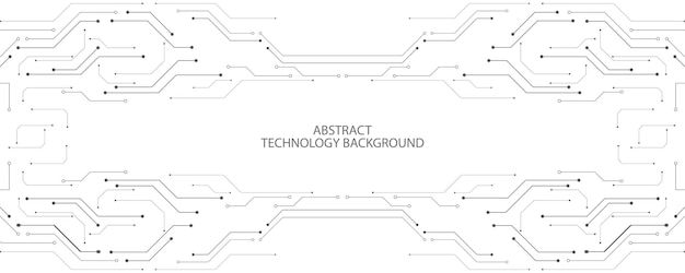 Grey white Abstract technology background, Hi tech digital connect, communication, high technology