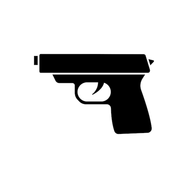Gun icon vector