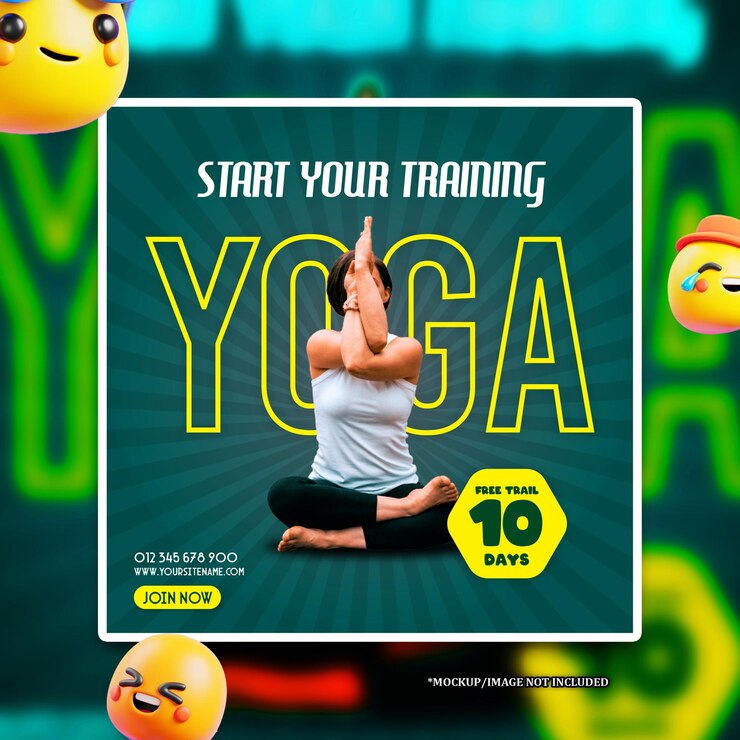 Gym fitness promotional social media EPS vector banner templates
