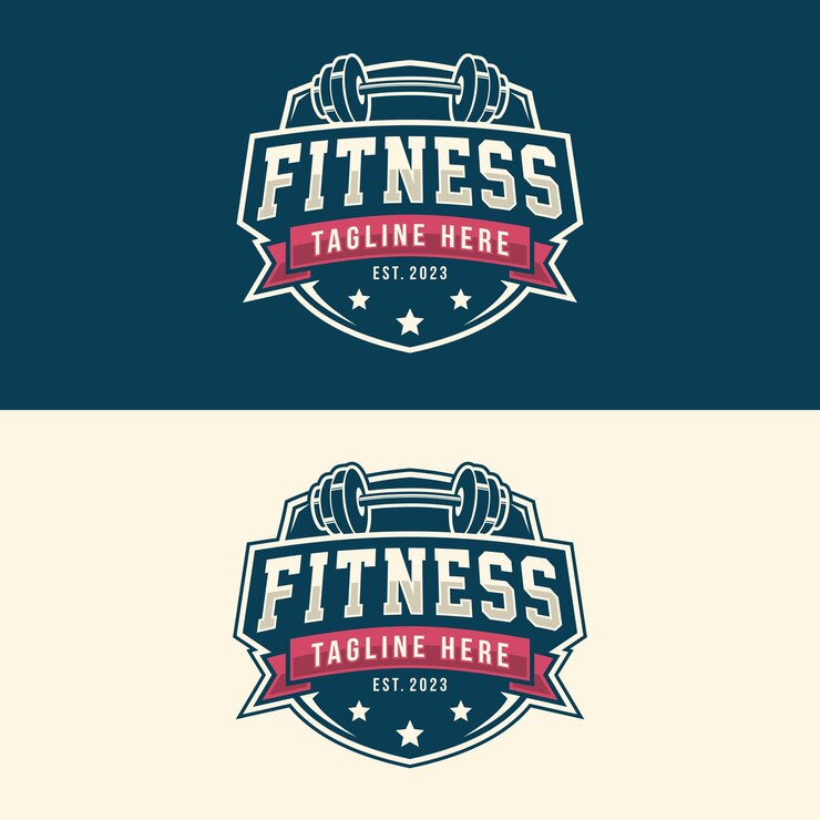 Gym logo vector illustration emblems Fitness labels and design template
