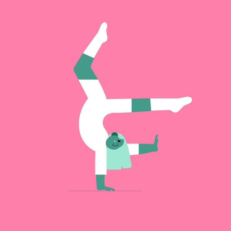 Gymnastic Flat Icon