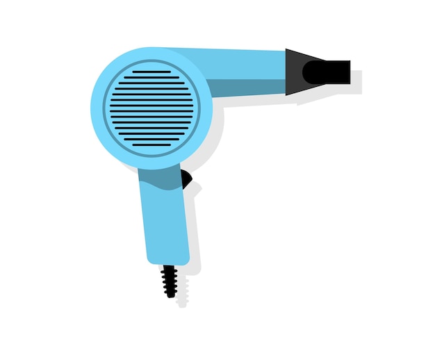 Hair dryer Line Icon fashion hairdryer of hairdresser to blowdry blower Barber Vector cartoon