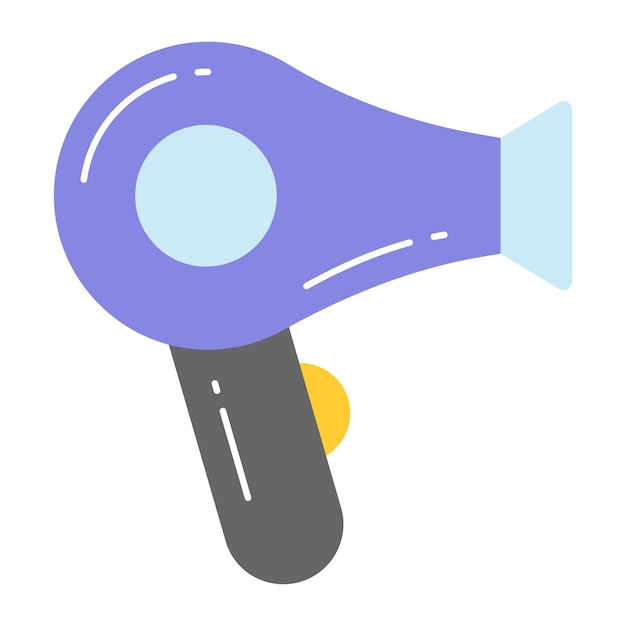 Hair dryer machine icon editable vector design