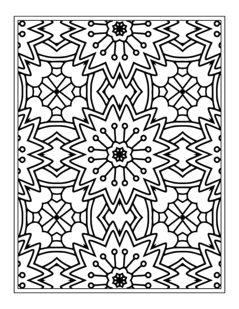 Halaman Mewarnai Mandala
