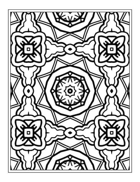 Halaman Mewarnai Mandala