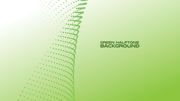 halftone green background with gradient for backdrop or presentation