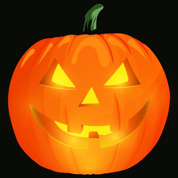 halloween labu menakutkan
