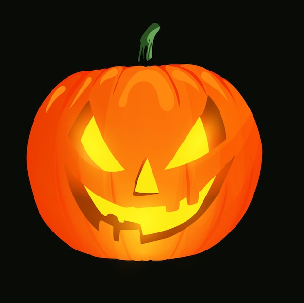 halloween labu menakutkan